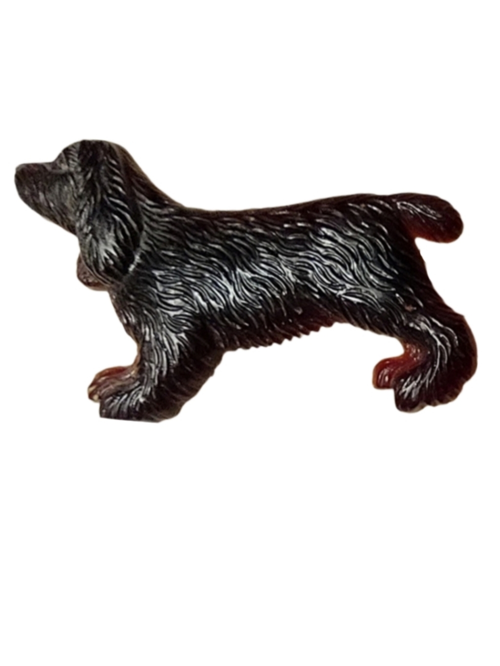 Cocker Spaniel Plastic Hair Barrette Vintage